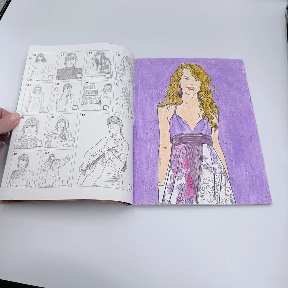 Taylor Swift Fan Book Lot Coloring Activity Book & Unofficial Fan Journal